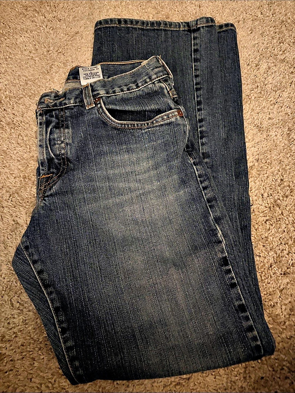 Lucky Brand Dungarees Straight Leg Jeans Black Size 4
